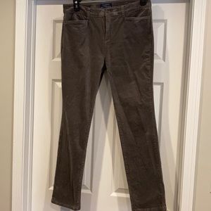 Ladies Talbots Grey Corduroy Pants